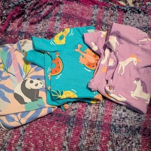 Colorful Graphic T-Shirts Set